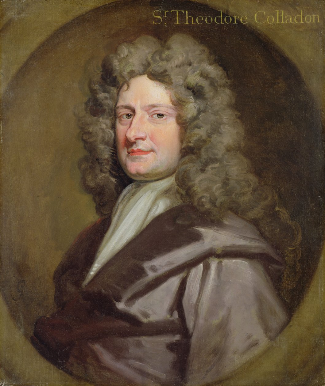 Sir Theodore Colladon (olej na płótnie) autorstwa Godfrey Kneller