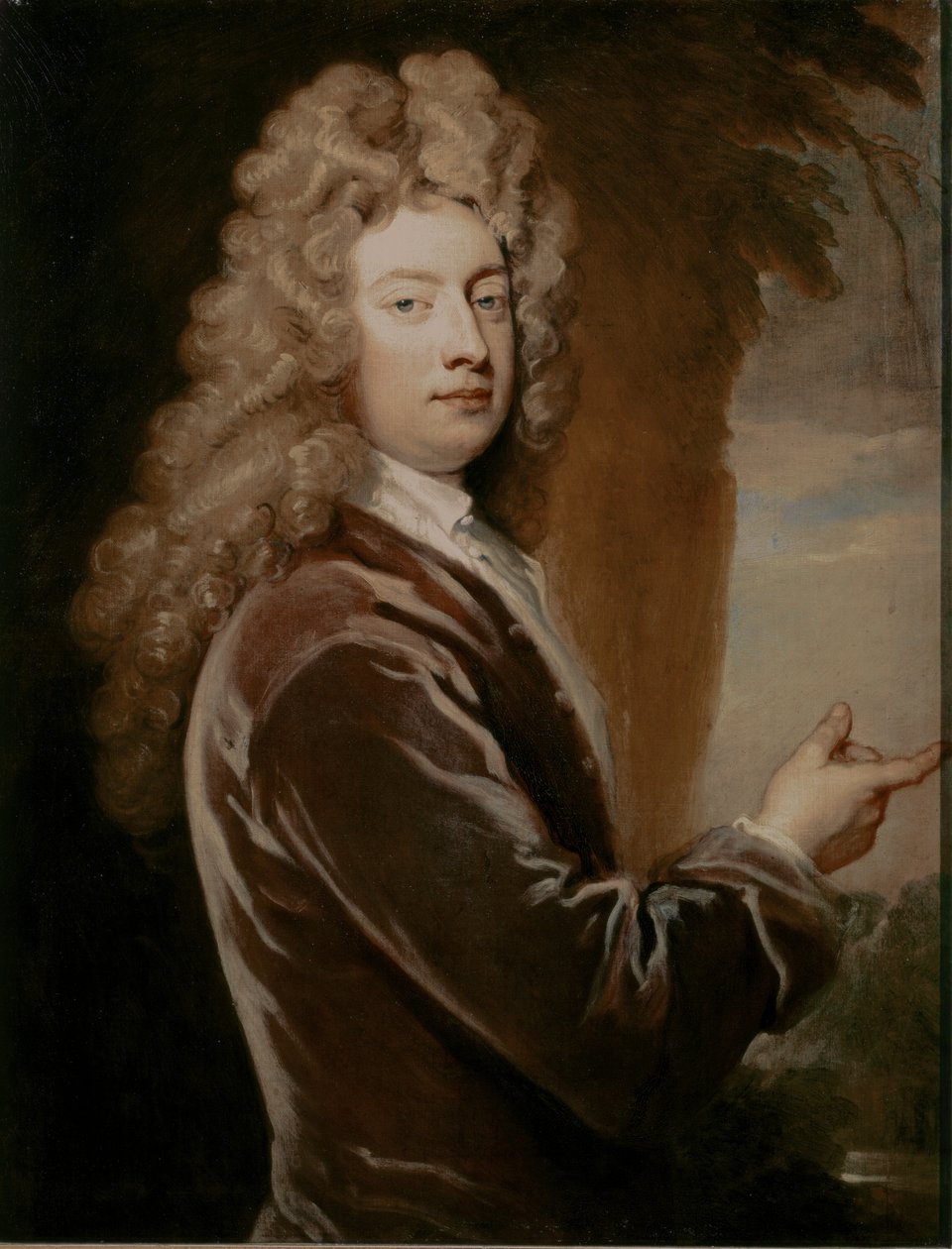 William CONGREVE, Portret 1709 (olej na płótnie) autorstwa Godfrey Kneller