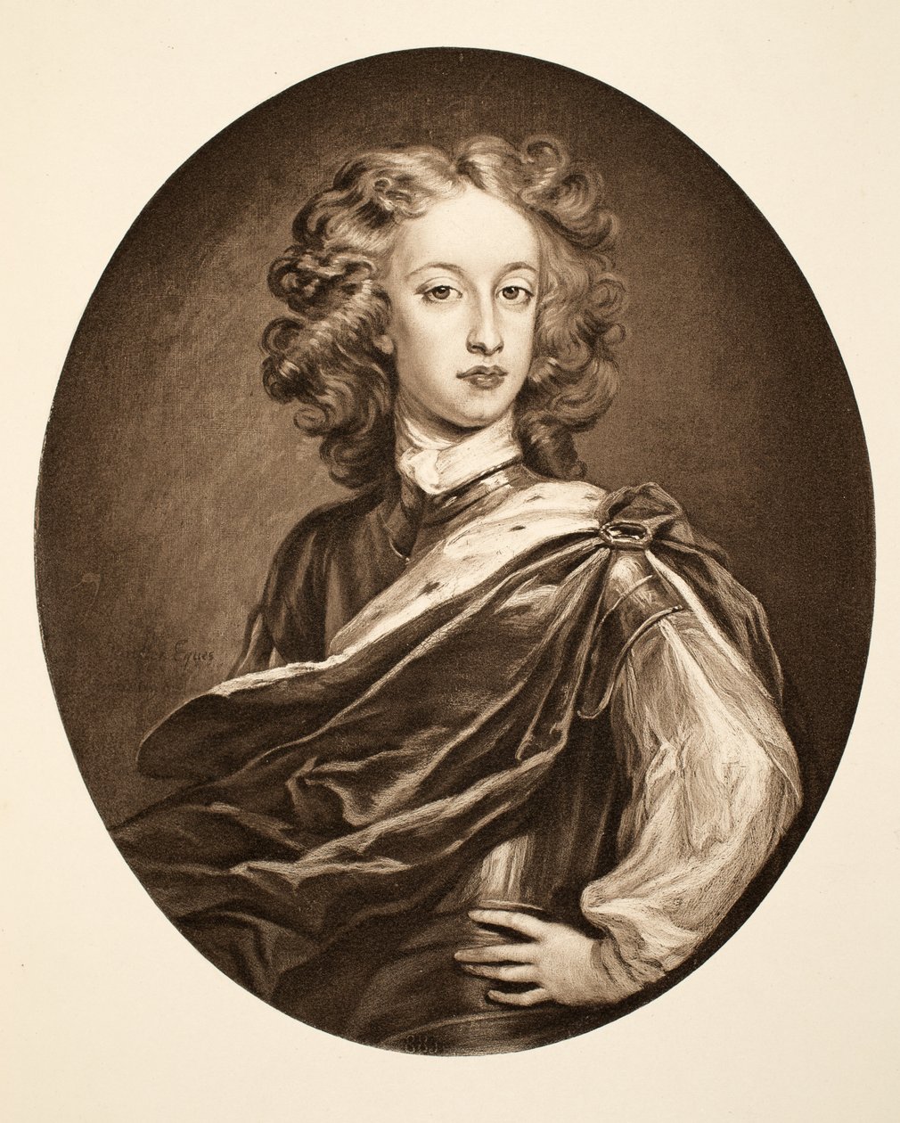 William, książę Gloucester, wyd. 1902 (kolotyp) autorstwa Godfrey Kneller