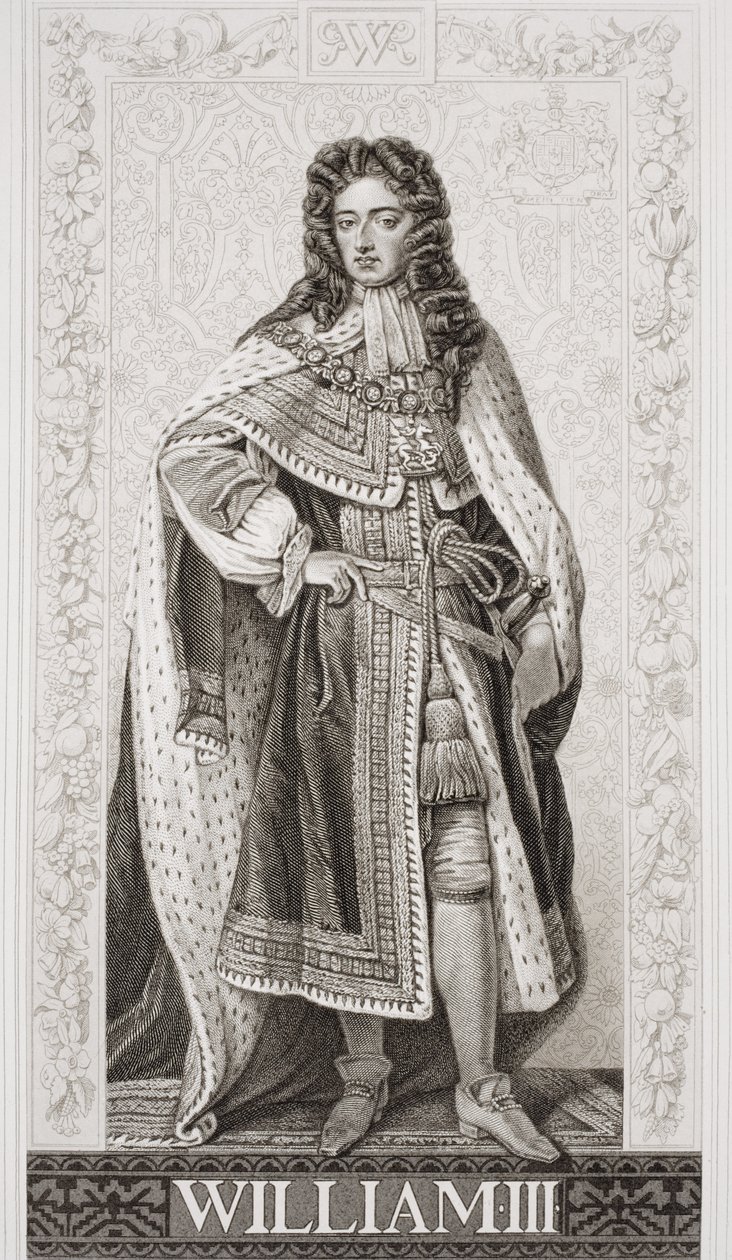 William III (1650-1702) z `Illustrations of English and Scottish History
