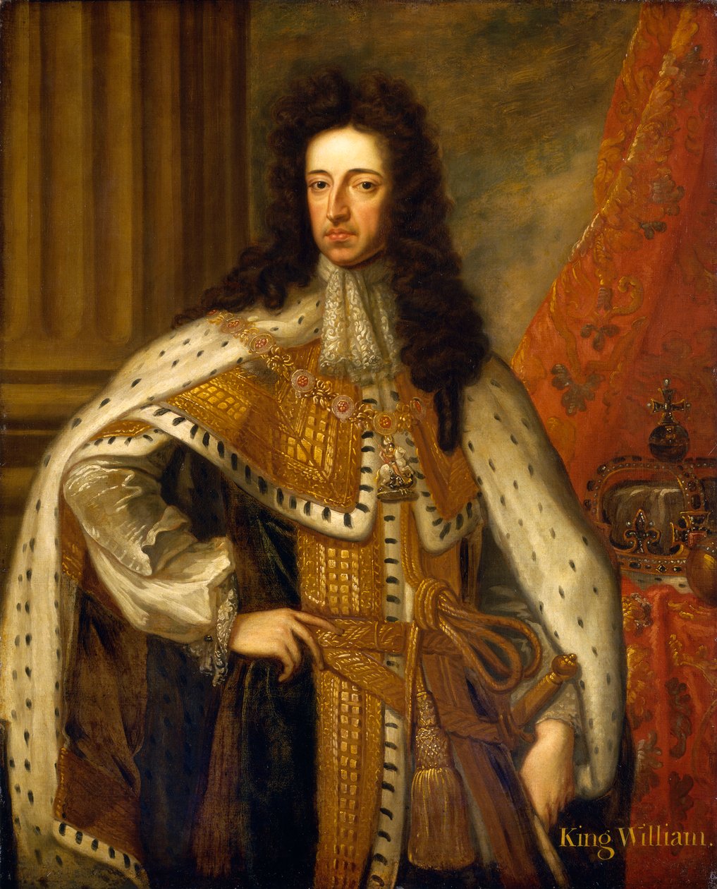 Wilhelm III, koniec XVII wieku (olej na płótnie) autorstwa Godfrey Kneller