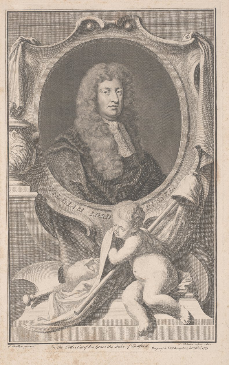 William Lord Russel autorstwa Godfrey Kneller