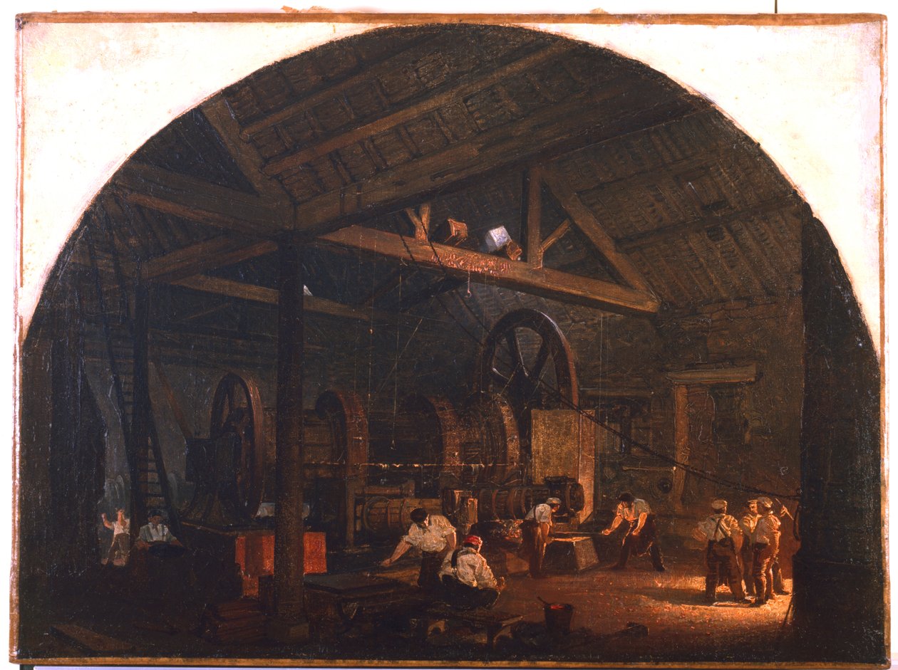 Kuźnia Tilt, c1845-1866 autorstwa Godfrey Sykes