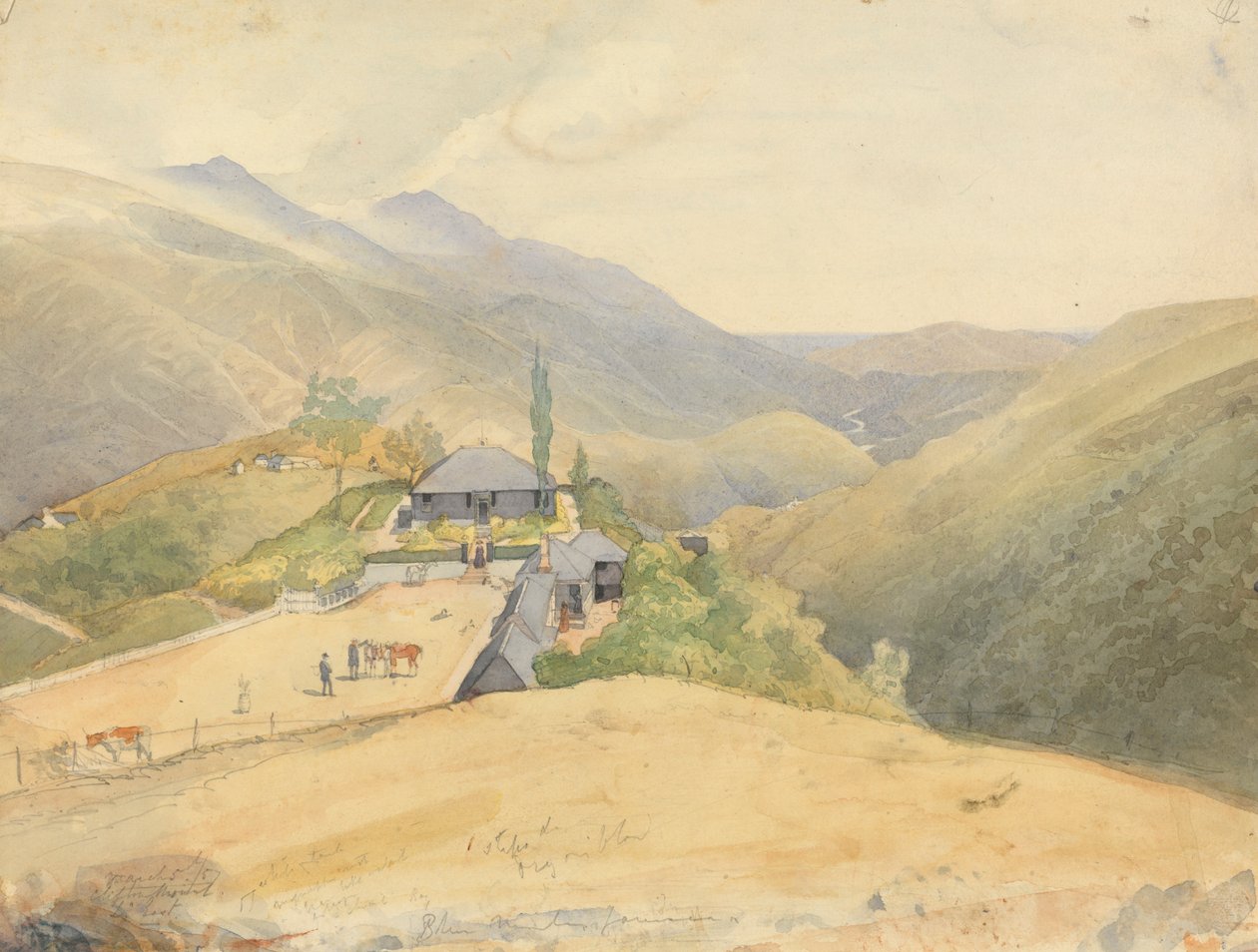 Góra Cliftona autorstwa Godfrey Thomas Vigne