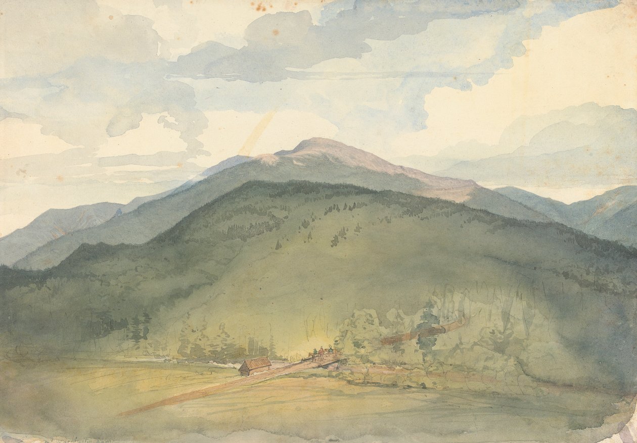 Góra Waszyngtona autorstwa Godfrey Thomas Vigne