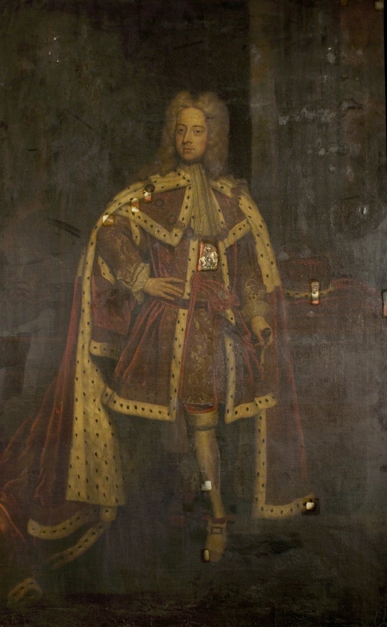 Książę Walii, później Jerzy II, c.1716 autorstwa Godfrey after Kneller