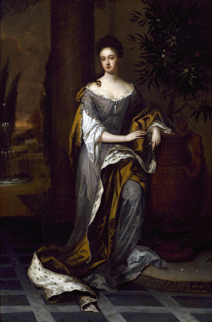Portret damy, bez daty autorstwa Godfrey studio of Kneller