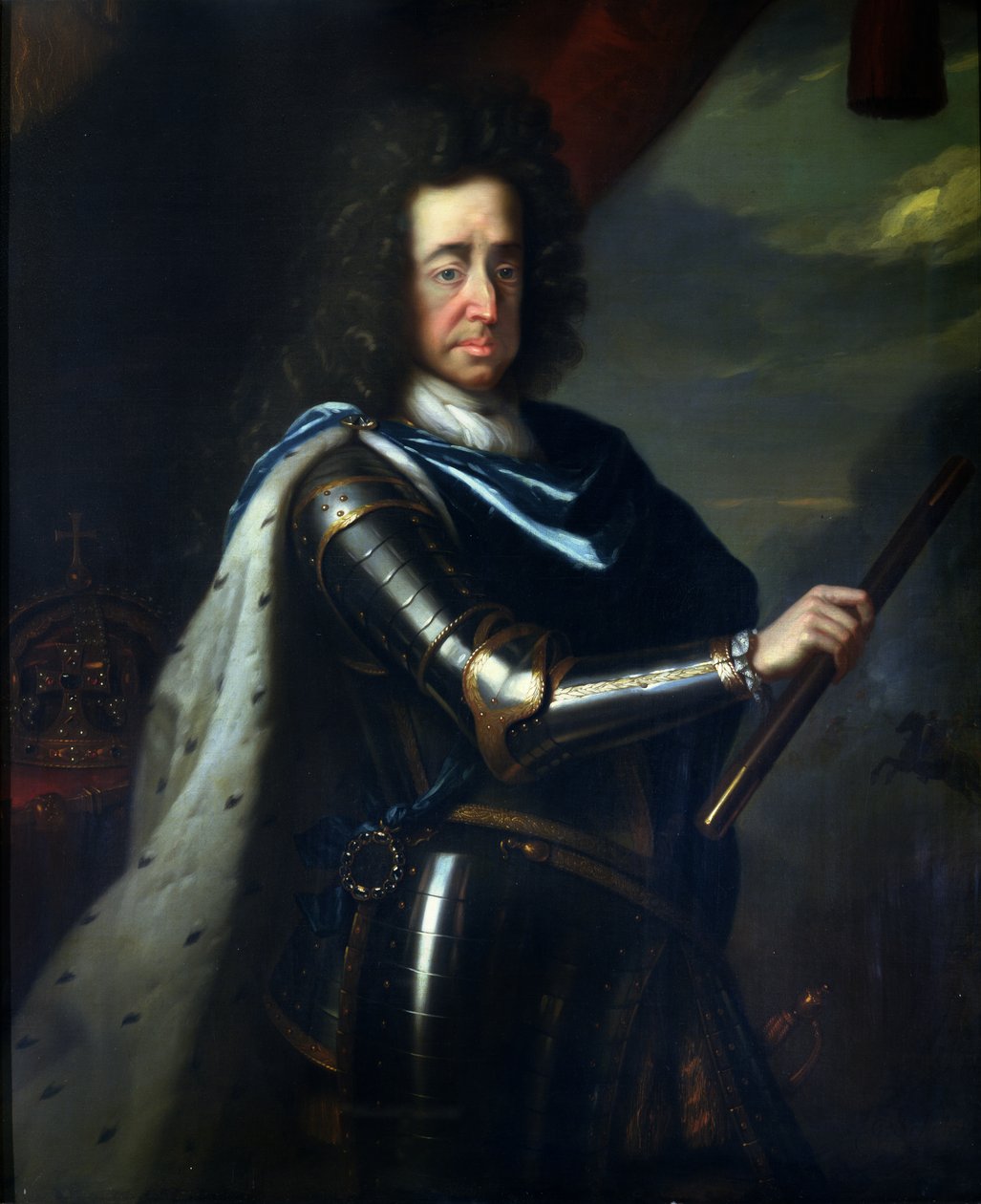 Król Wilhelm III autorstwa Godfried Schalcken