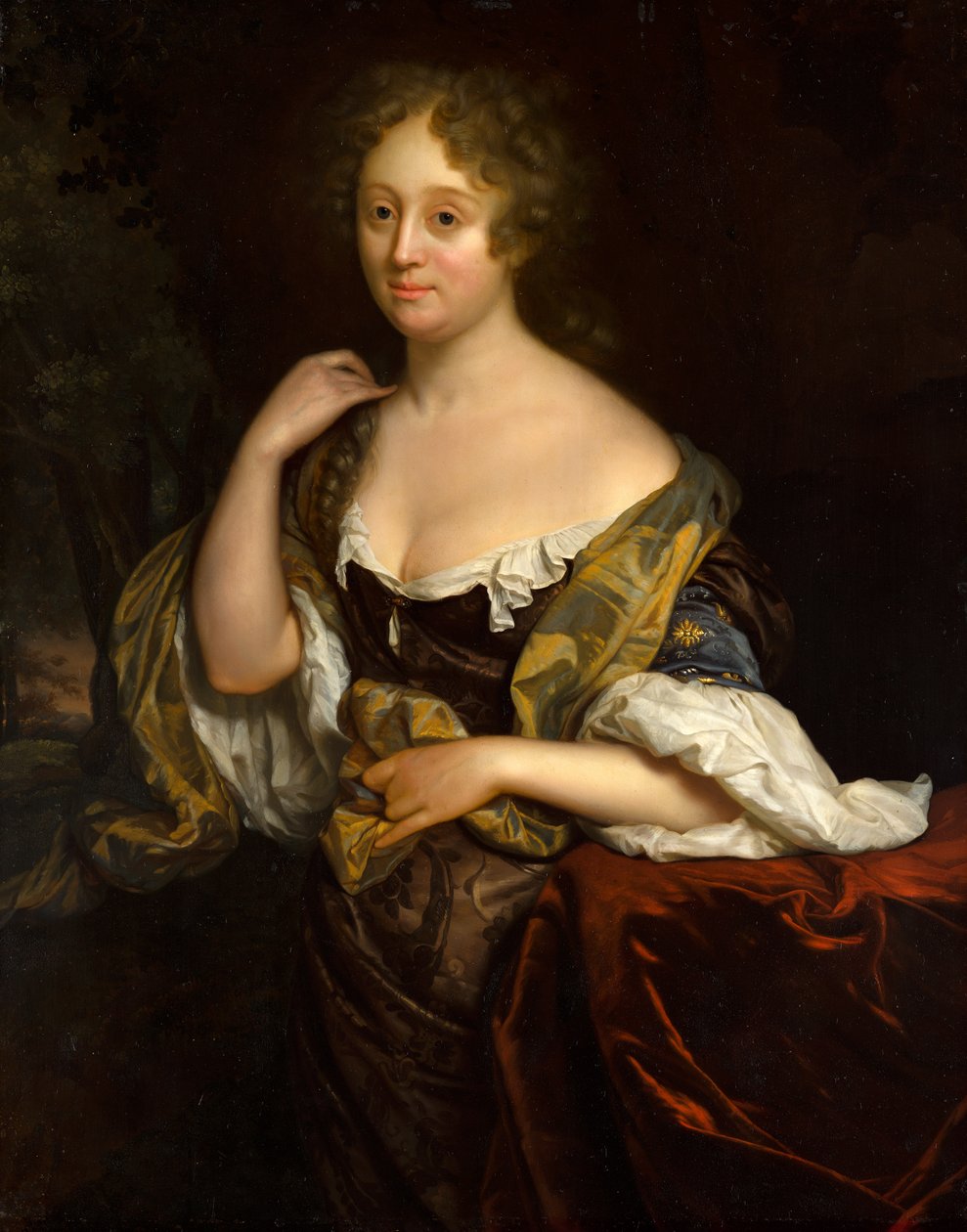 Portret Isabelli Agnety Deutz (1658–1694/96) autorstwa Godfried Schalcken