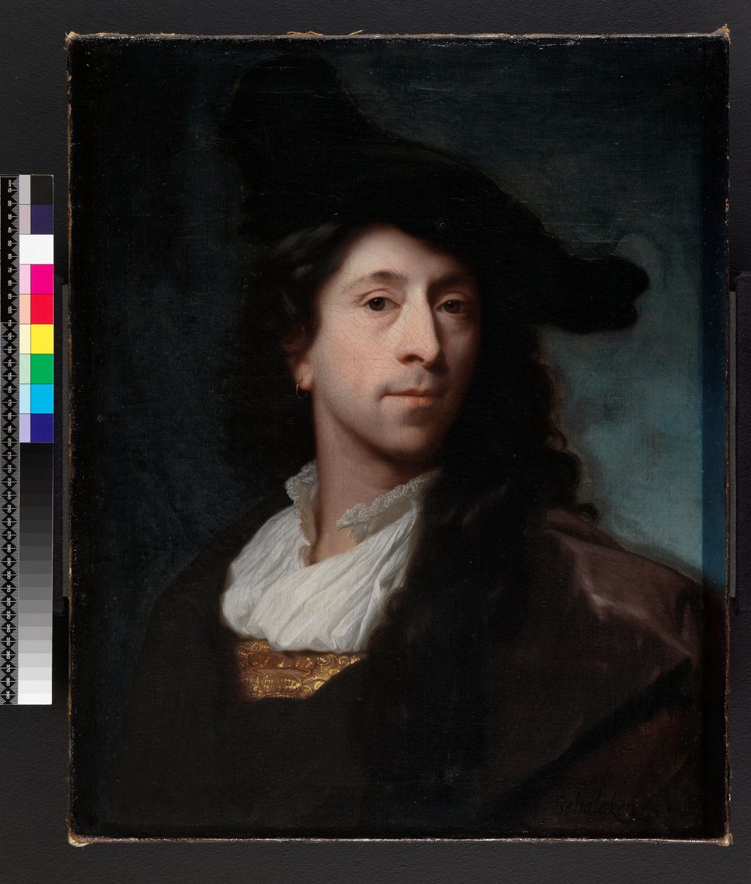 Autoportret, przed 1706 autorstwa Godfried Schalcken
