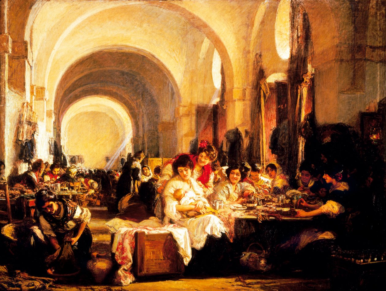 „Twórcy cygar”, obraz Gonzalo Bilbao y Martineza autorstwa Gonzalo Bilbao Martinez