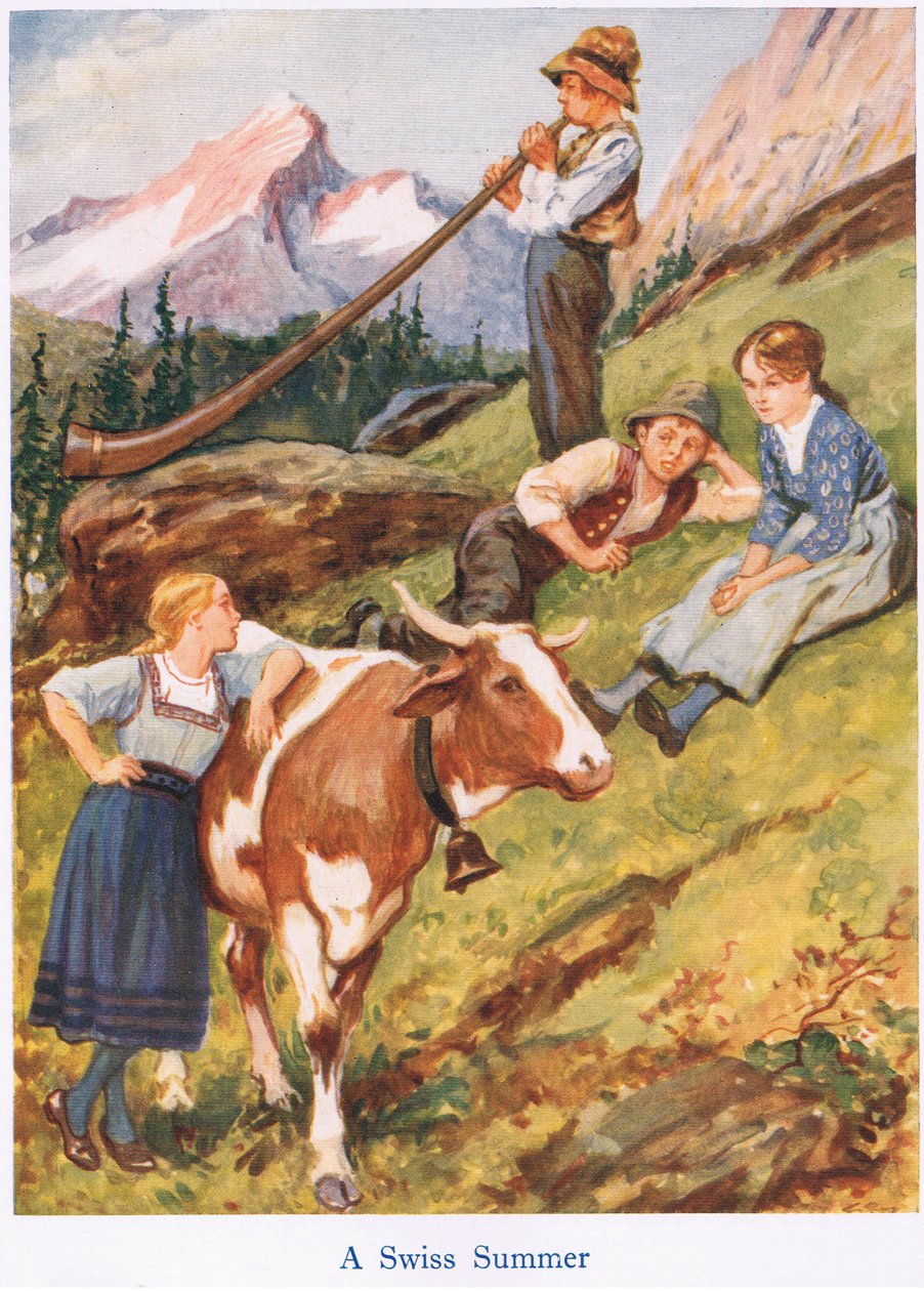 Szwajcarskie lato autorstwa Gordon Frederick Browne