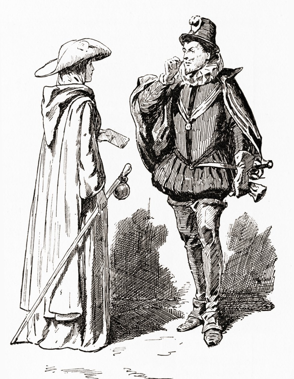 Scena ze sztuki Williama Shakespeare