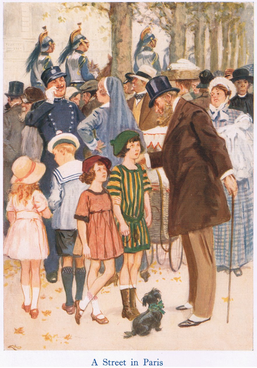 Ulica w Paryżu autorstwa Gordon Frederick Browne