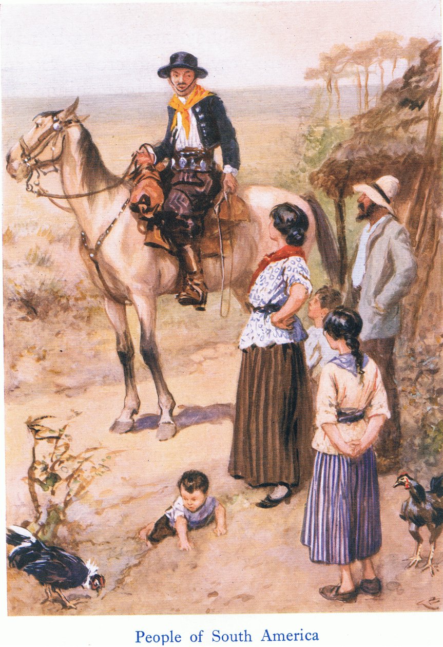 Mieszkańcy Ameryki Południowej autorstwa Gordon Frederick Browne