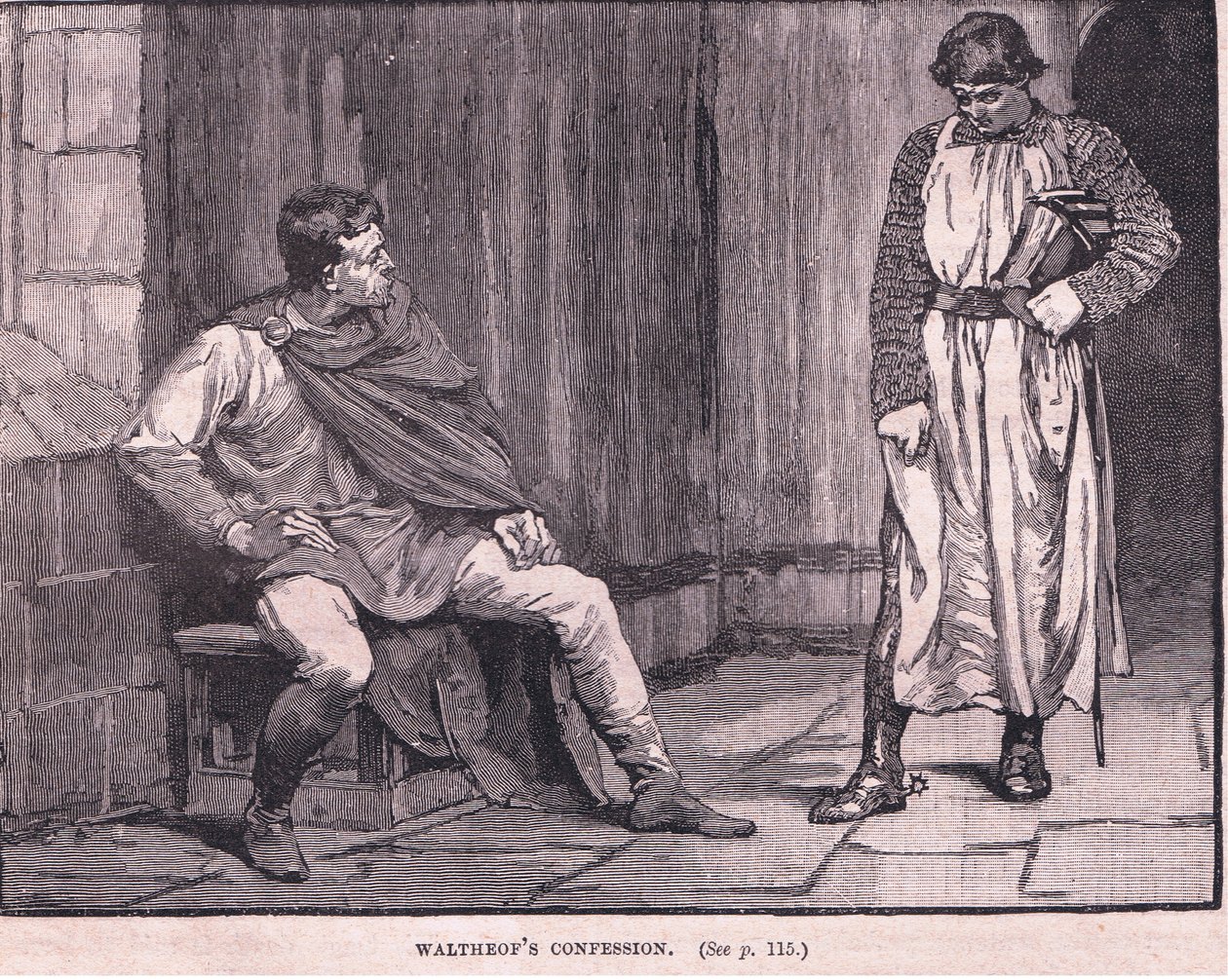 Spowiedź Waltheofa autorstwa Gordon Frederick Browne