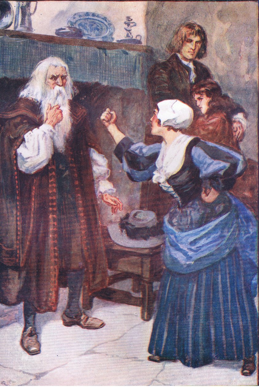 Ty stary łotrze wołała moja matka, z Lorna Doone pub.by W & R Chambers Ltd, 1921 autorstwa Gordon Frederick Browne