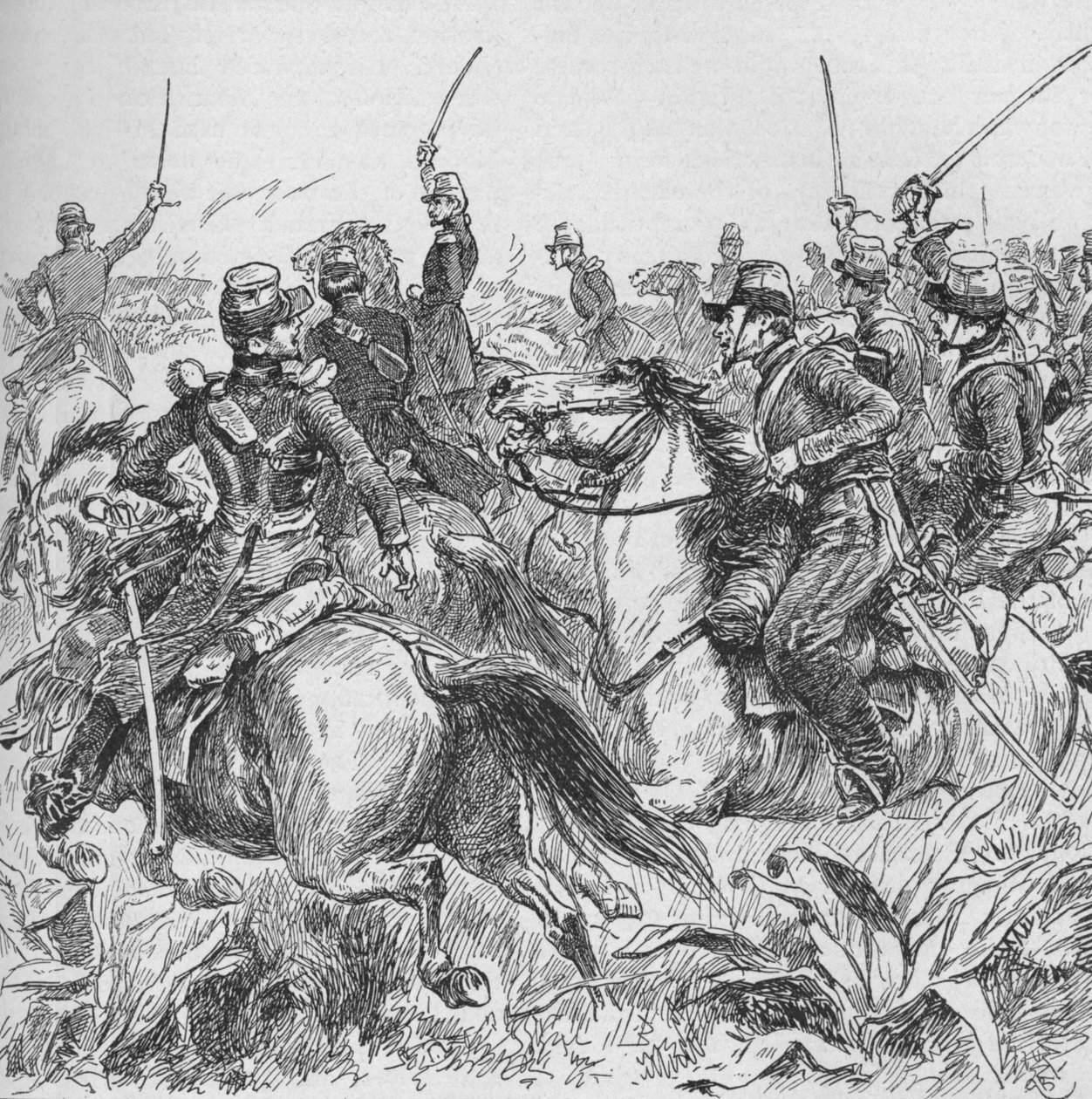 Schwytany przez odważne uderzenie Abd-El-Kadrs Smalah, 1902 autorstwa Gordon Frederick Browne