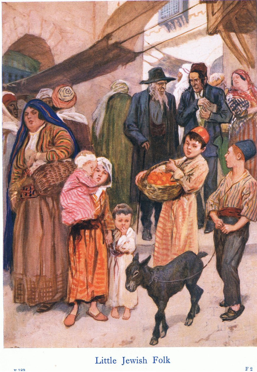 Mały żydowski lud autorstwa Gordon Frederick Browne
