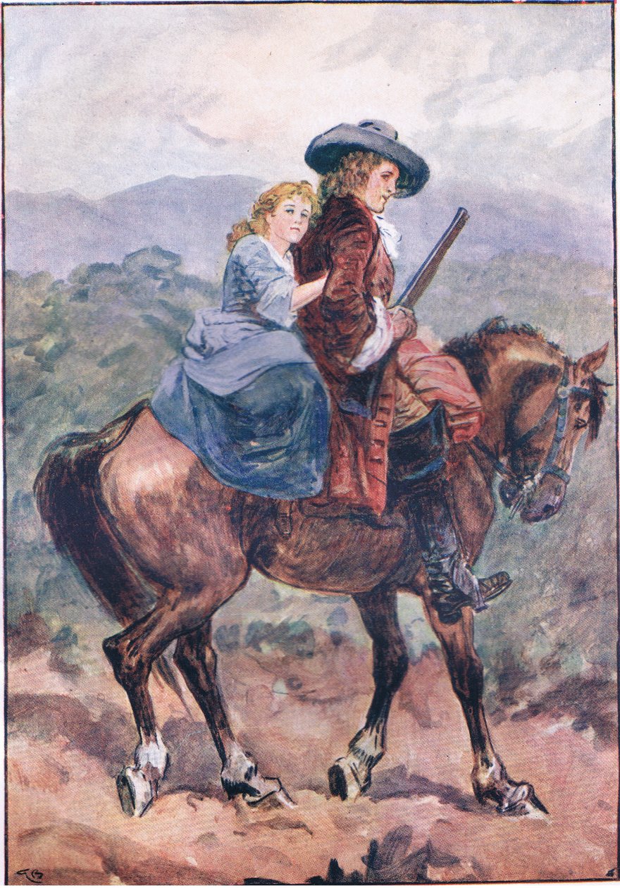 „Teraz mogę płakać tyle, ile chcę”, z publikacji Lorna Doone, W & R Chambers Ltd, 1921 autorstwa Gordon Frederick Browne