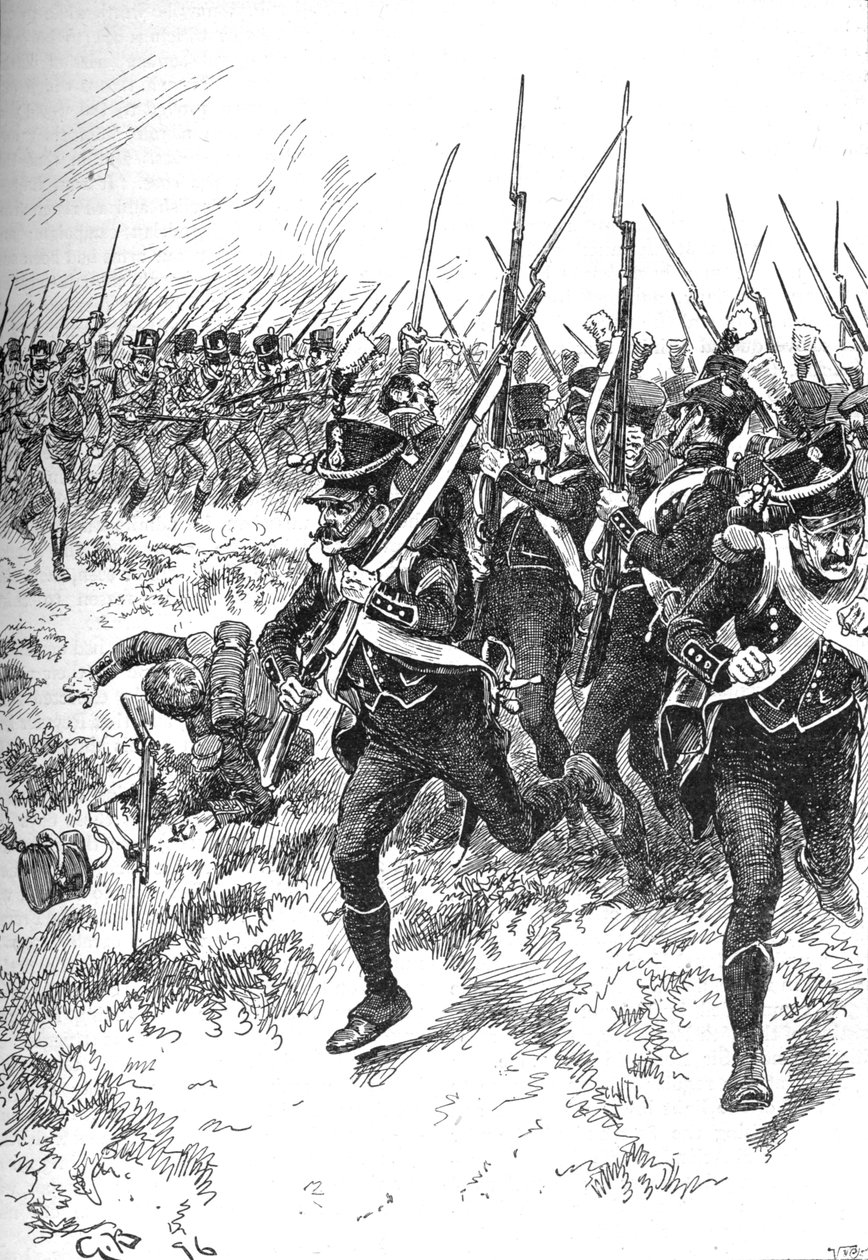 Złamali się i uciekli pod kierownictwem Maidy, 1902 autorstwa Gordon Frederick Browne