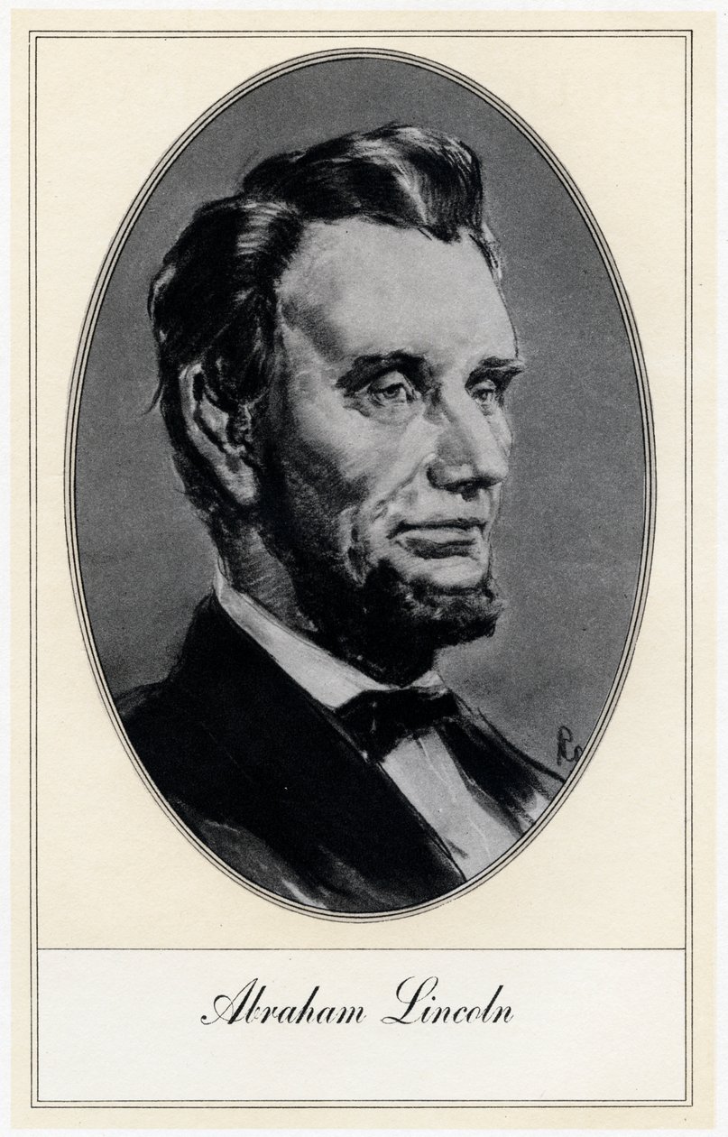 Abraham Lincoln, XVI prezydent Stanów Zjednoczonych, początek XX wieku autorstwa Gordon Ross