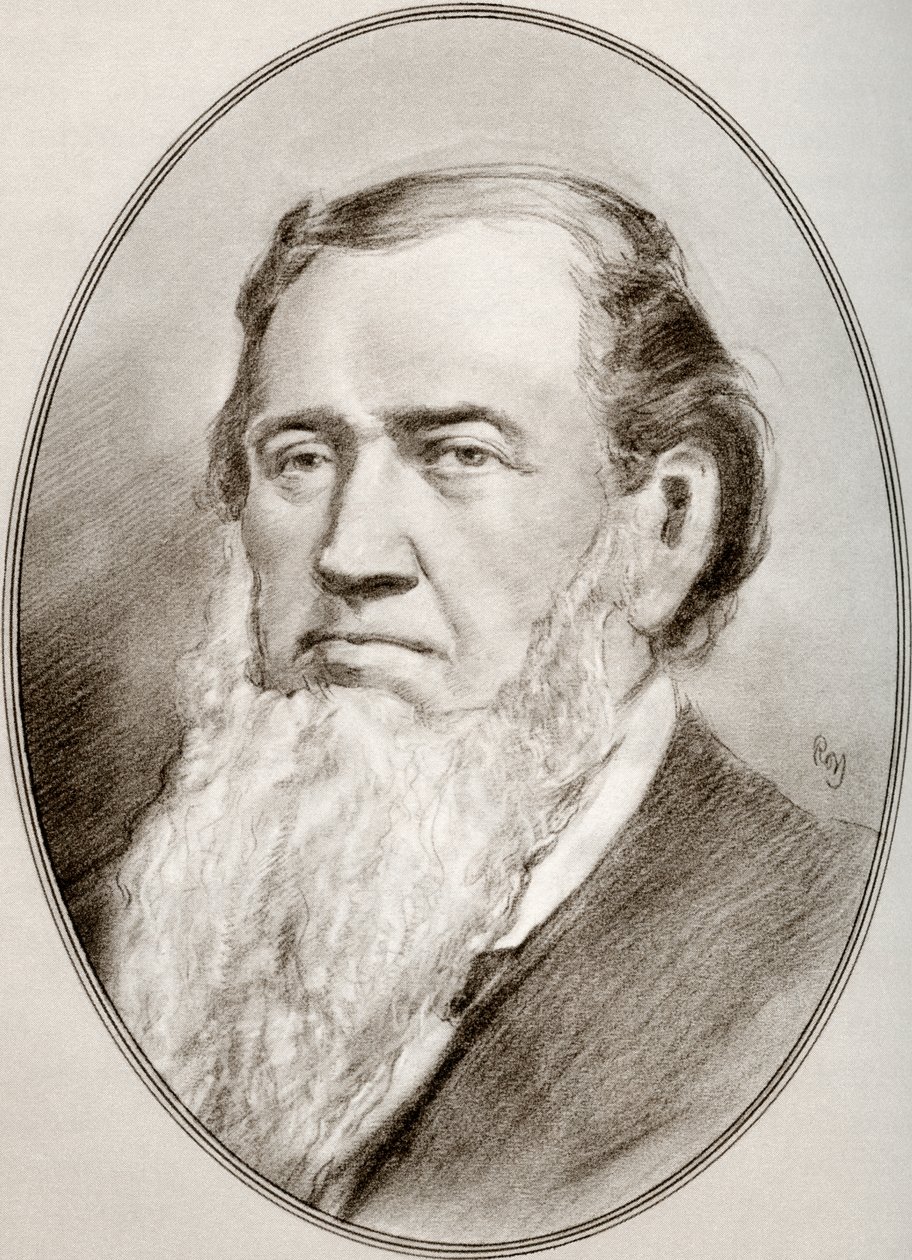 Brigham Young, z „Żywych biografii przywódców religijnych” autorstwa Gordon Ross