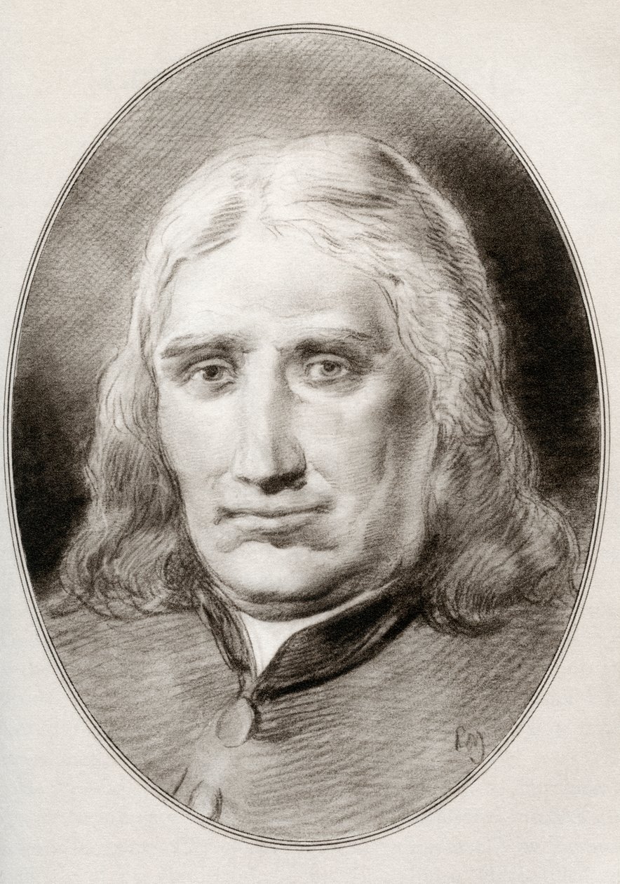 George Fox, z „Żywych biografii przywódców religijnych” autorstwa Gordon Ross