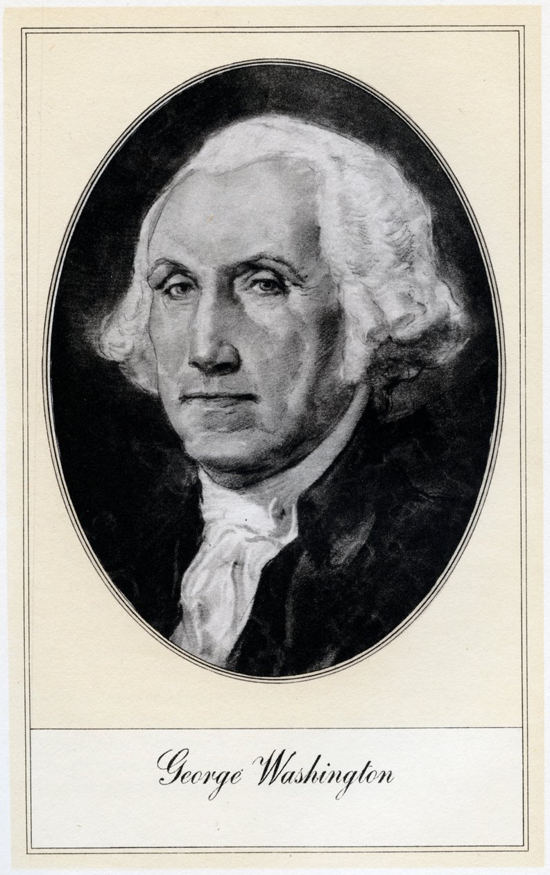 George Washington, pierwszy prezydent Stanów Zjednoczonych, początek XX wieku. autorstwa Gordon Ross
