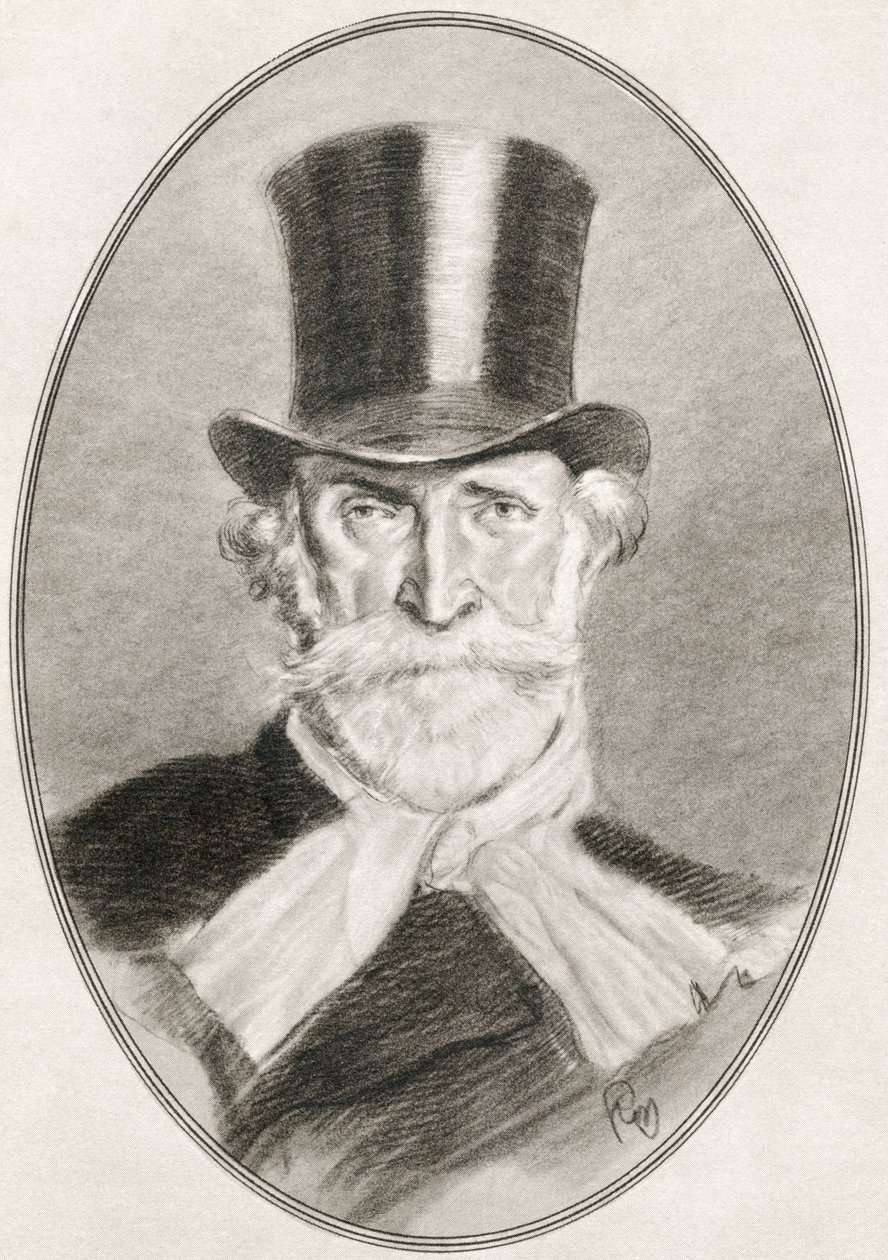 Giuseppe Fortunino Francesco Verdi, z Żywych biografii wielkich kompozytorów autorstwa Gordon Ross