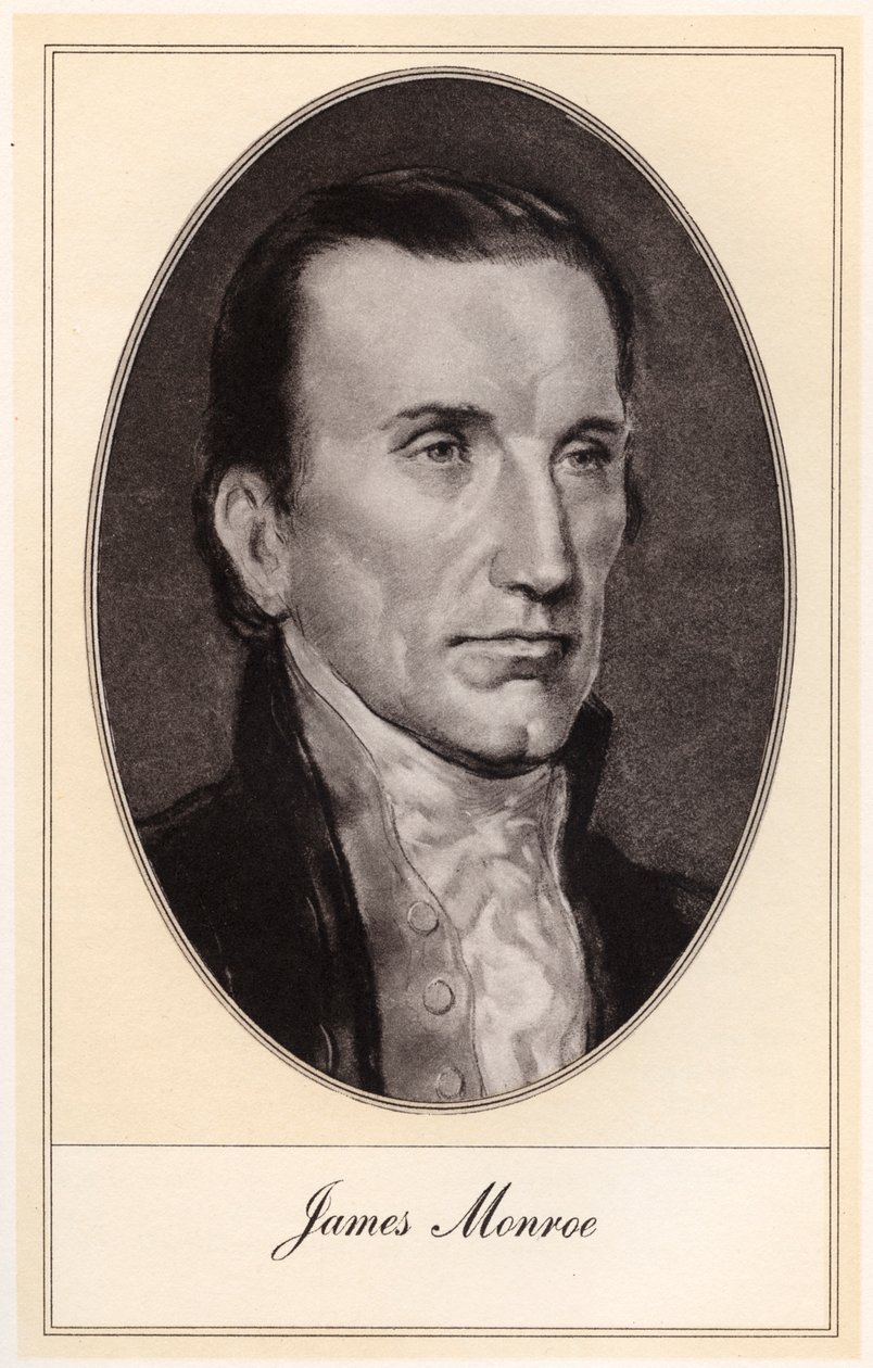 James Monroe, piąty prezydent Stanów Zjednoczonych, początek XX wieku. autorstwa Gordon Ross