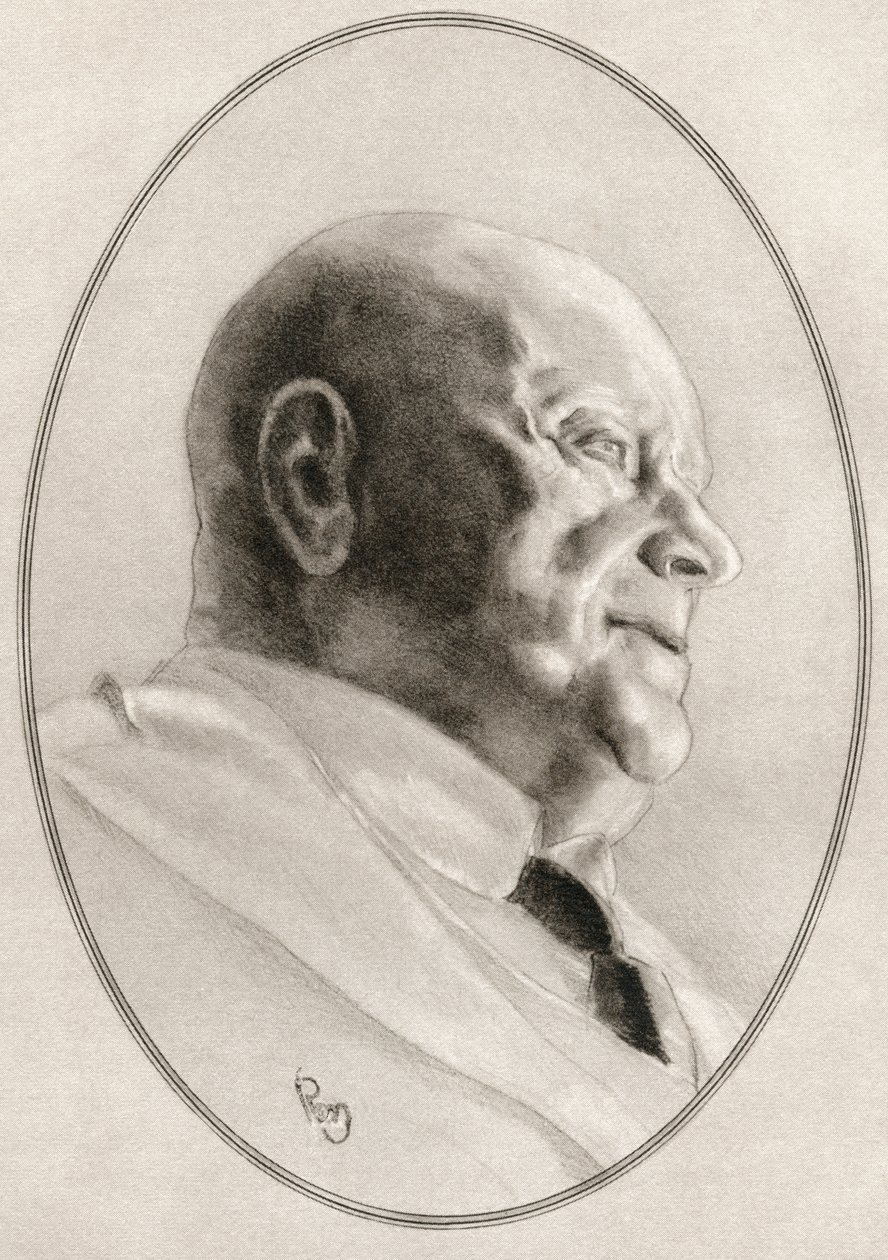 Jean Sibelius, urodzony jako Johan Julius Christian Sibelius, z Żywych biografii wielkich kompozytorów autorstwa Gordon Ross