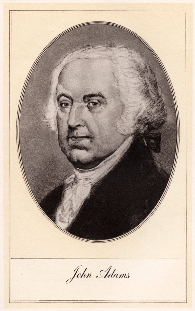 John Adams, drugi prezydent Stanów Zjednoczonych, początek XX wieku. autorstwa Gordon Ross