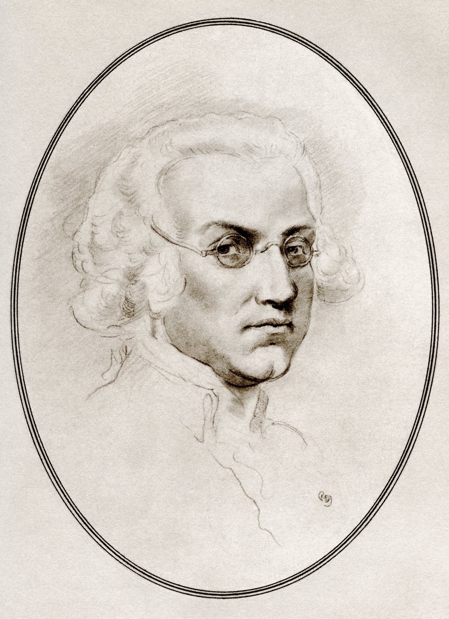 Sir Joshua Reynolds, z Żywych biografii wielkich malarzy autorstwa Gordon Ross