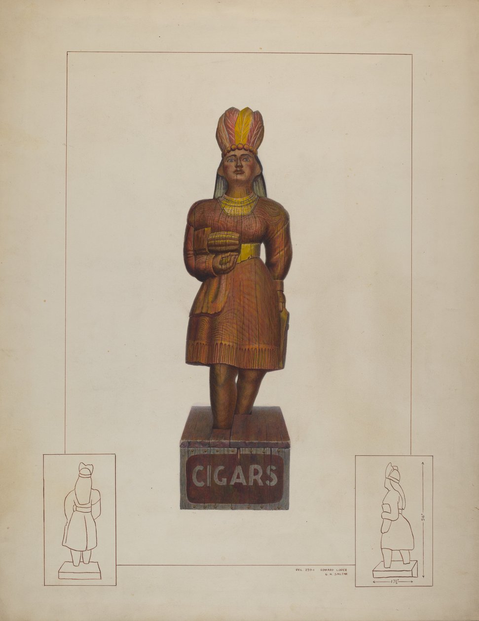 Indyjski sklep z cygarami autorstwa Gordon Saltar and Edward L. Loper