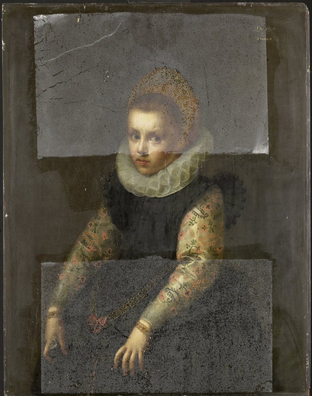 Siostra (ur. 1600) Cathariny Fourmenois autorstwa Gortzius Geldorp