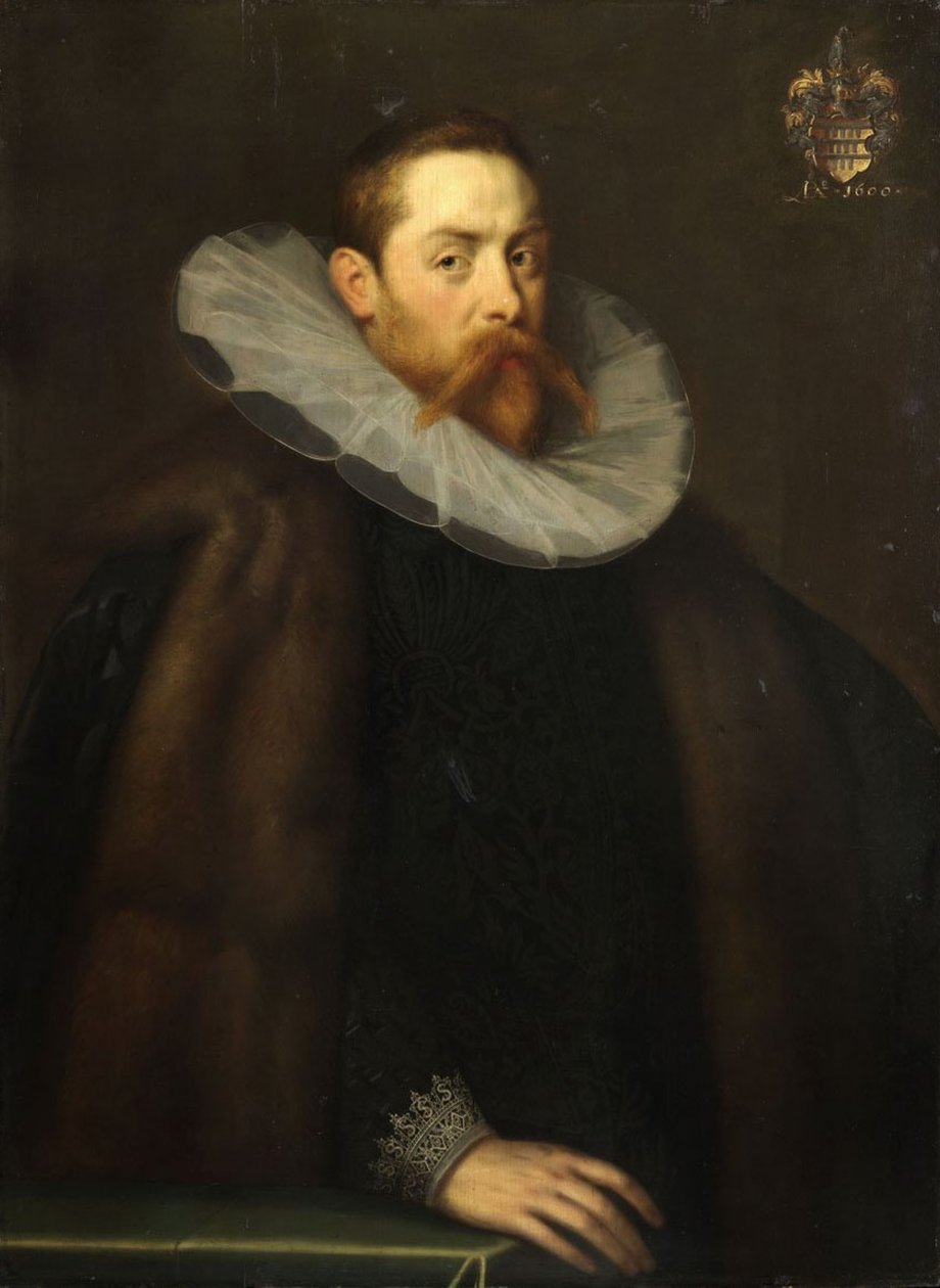 Portret członka rodziny Lyskirchen autorstwa Gortzius Geldorp