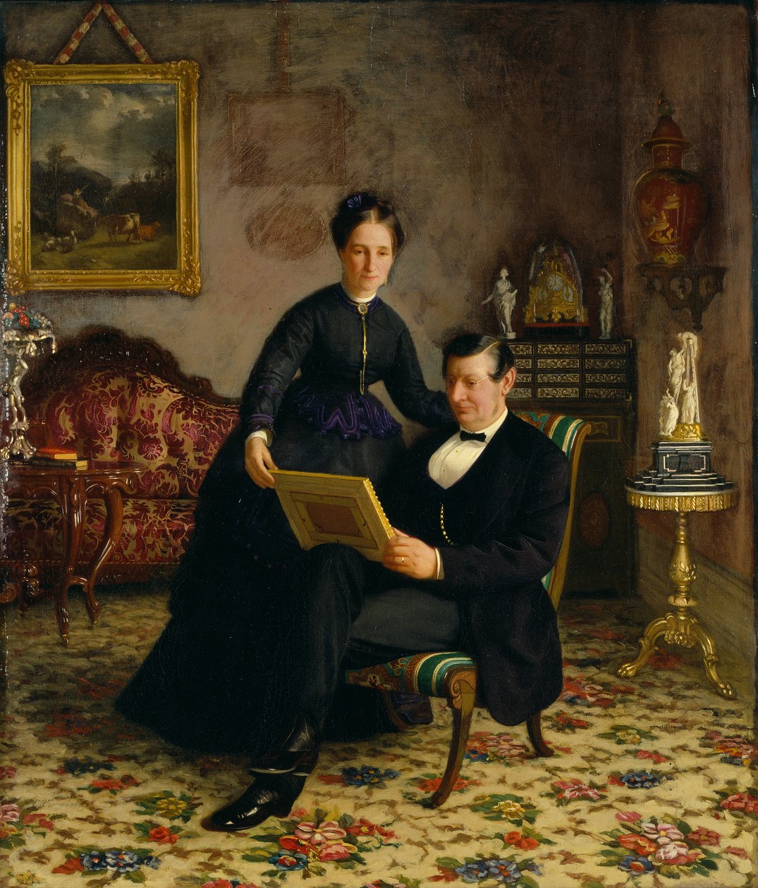 Pan Robert Constantin i Pani Maria Eleonora Berggren autorstwa Gottfrid Virgin