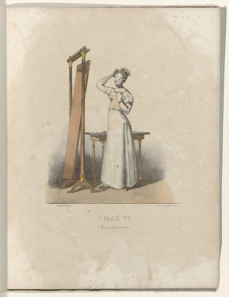 Narodziny młynarza, 1828: Rozdz. VI: Jest czarujący autorstwa Gottfried Engelmann