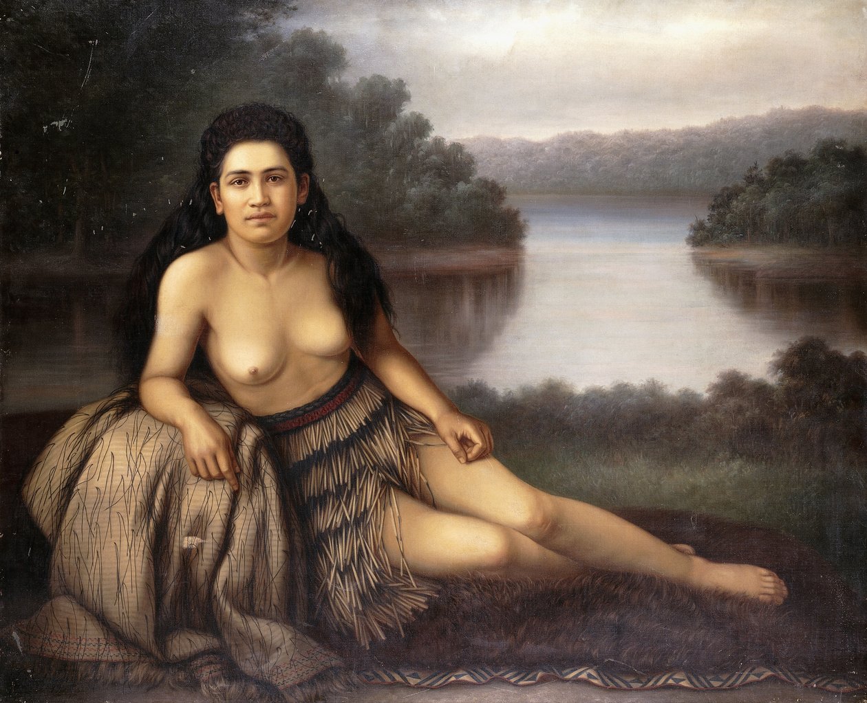 Hinemoa, 1899 autorstwa Gottfried Lindauer