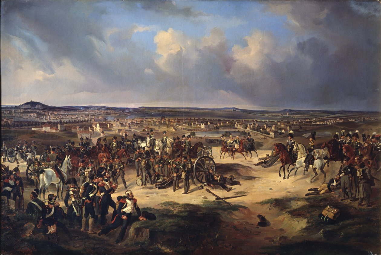 Bitwa pod Paryżem 17 marca 1814 r. 1834 autorstwa Gottfried Willewalde