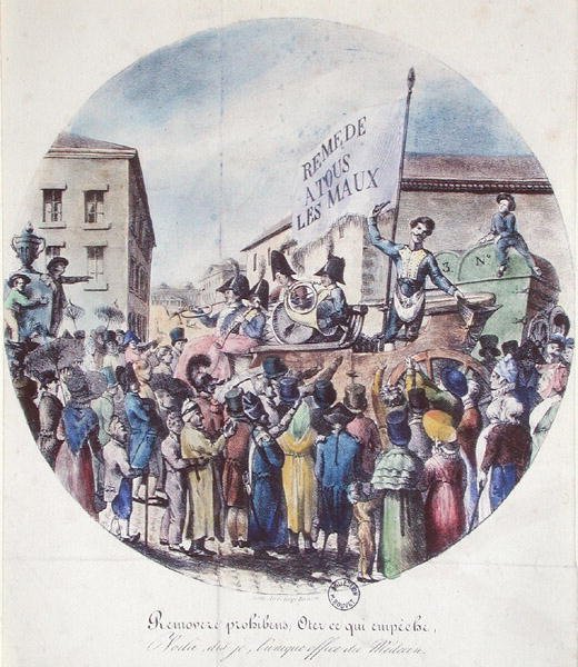 Szarlatan (kolor lito) autorstwa Gottfried or Godefroy Engelmann