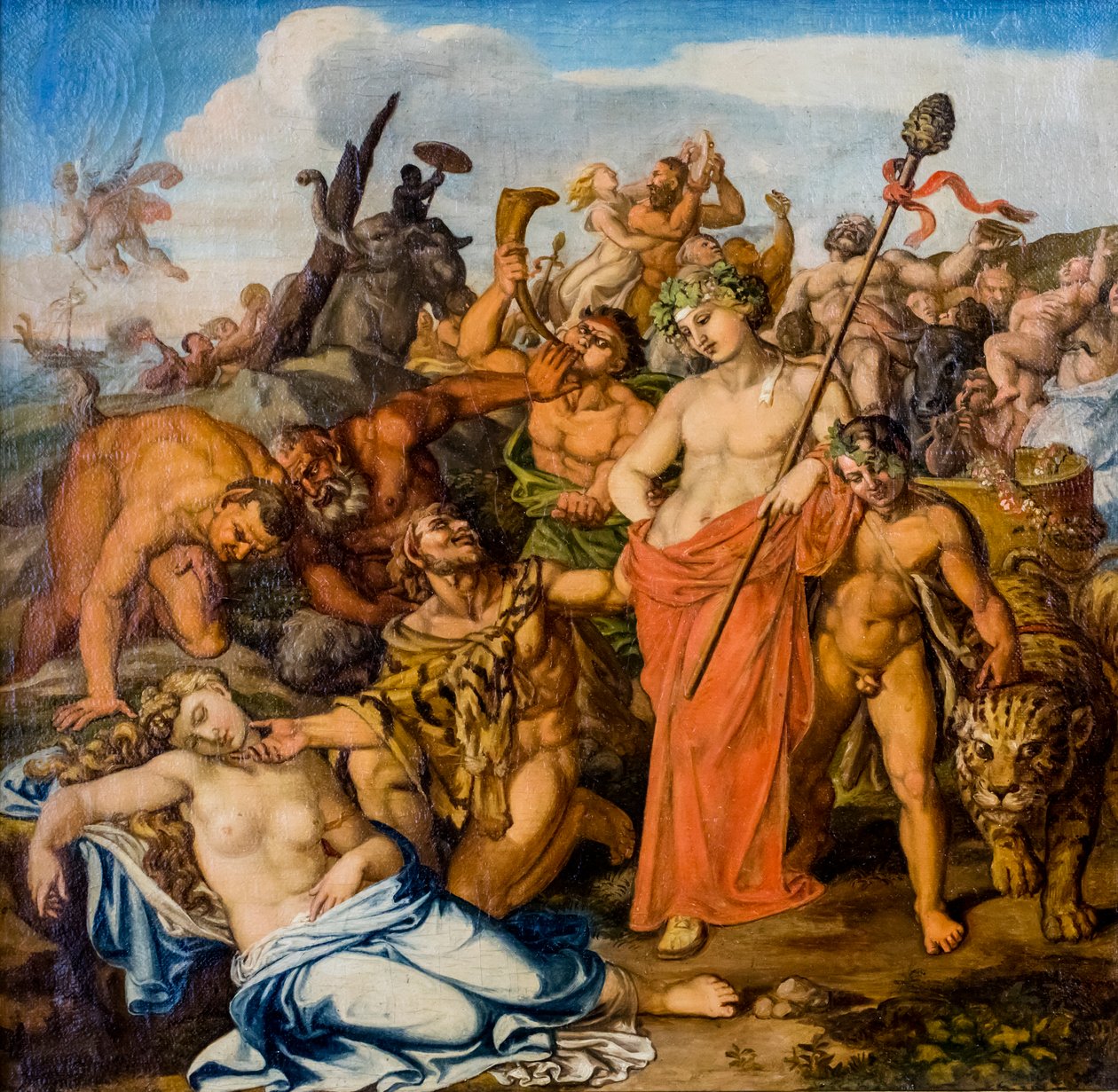 Bachus i Ariadna autorstwa Gottlieb Schick