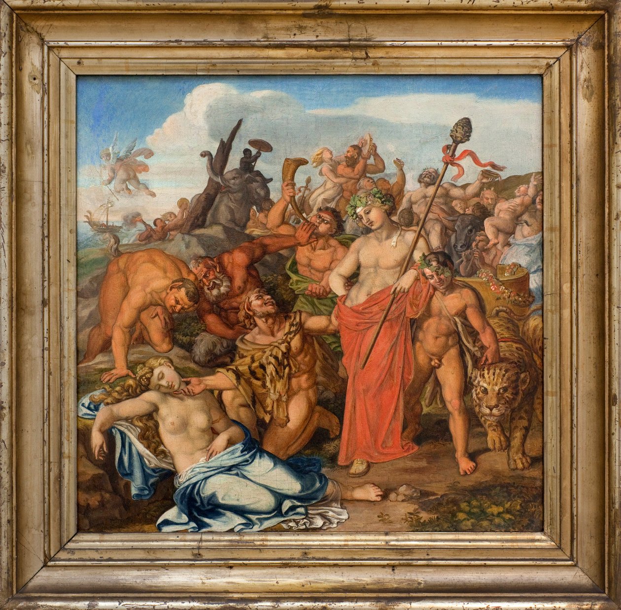Bachus i Ariane. Obraz Gottlieba Schicka (1776-1812), olej na płótnie autorstwa Gottlieb Schick