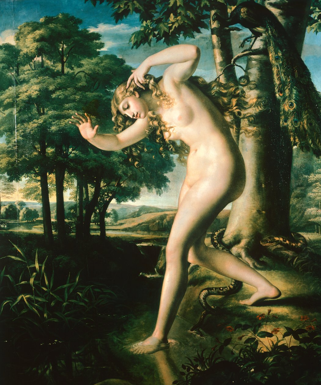 Eva autorstwa Christiana Gottlieba Schicka (1776-1812) autorstwa Gottlieb Schick