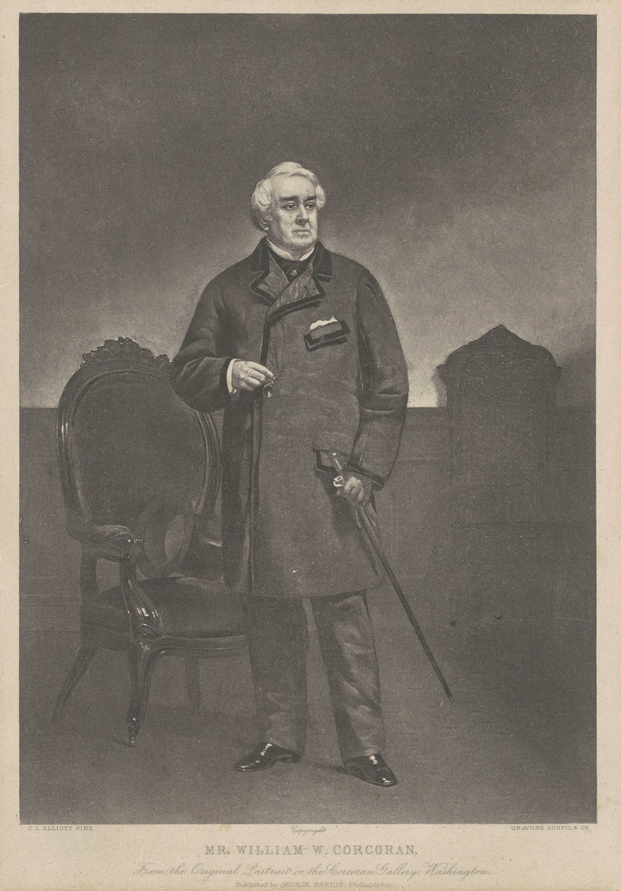 Pan William W. Corcoran autorstwa Goupil and Company, after Charles Loring Elliott