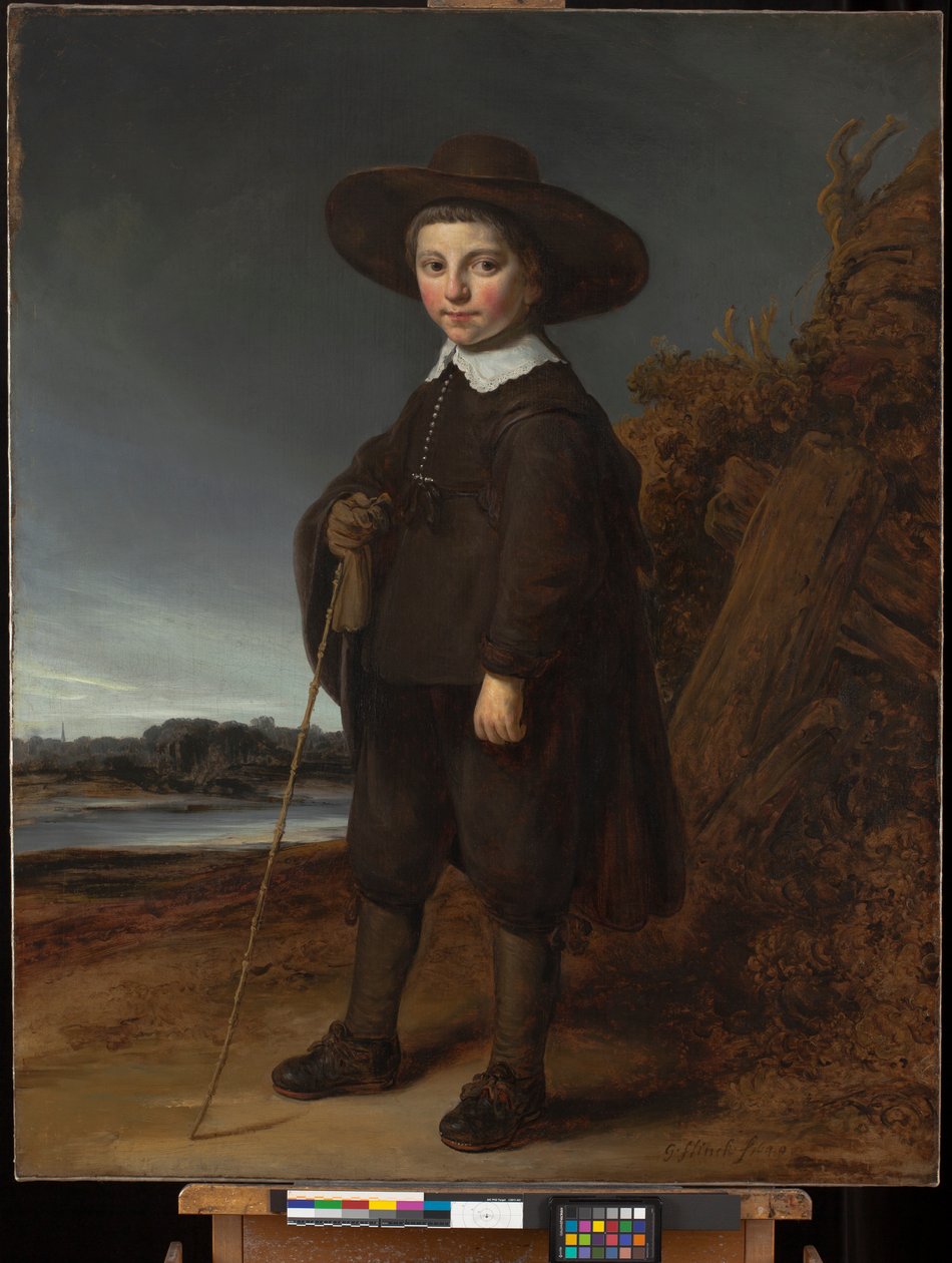 Portret chłopca, 1640 autorstwa Govaert Flinck