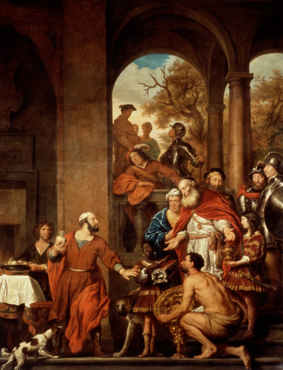 Nieprzekupny konsul Marcus Curius Dentatus autorstwa Govaert Flinck