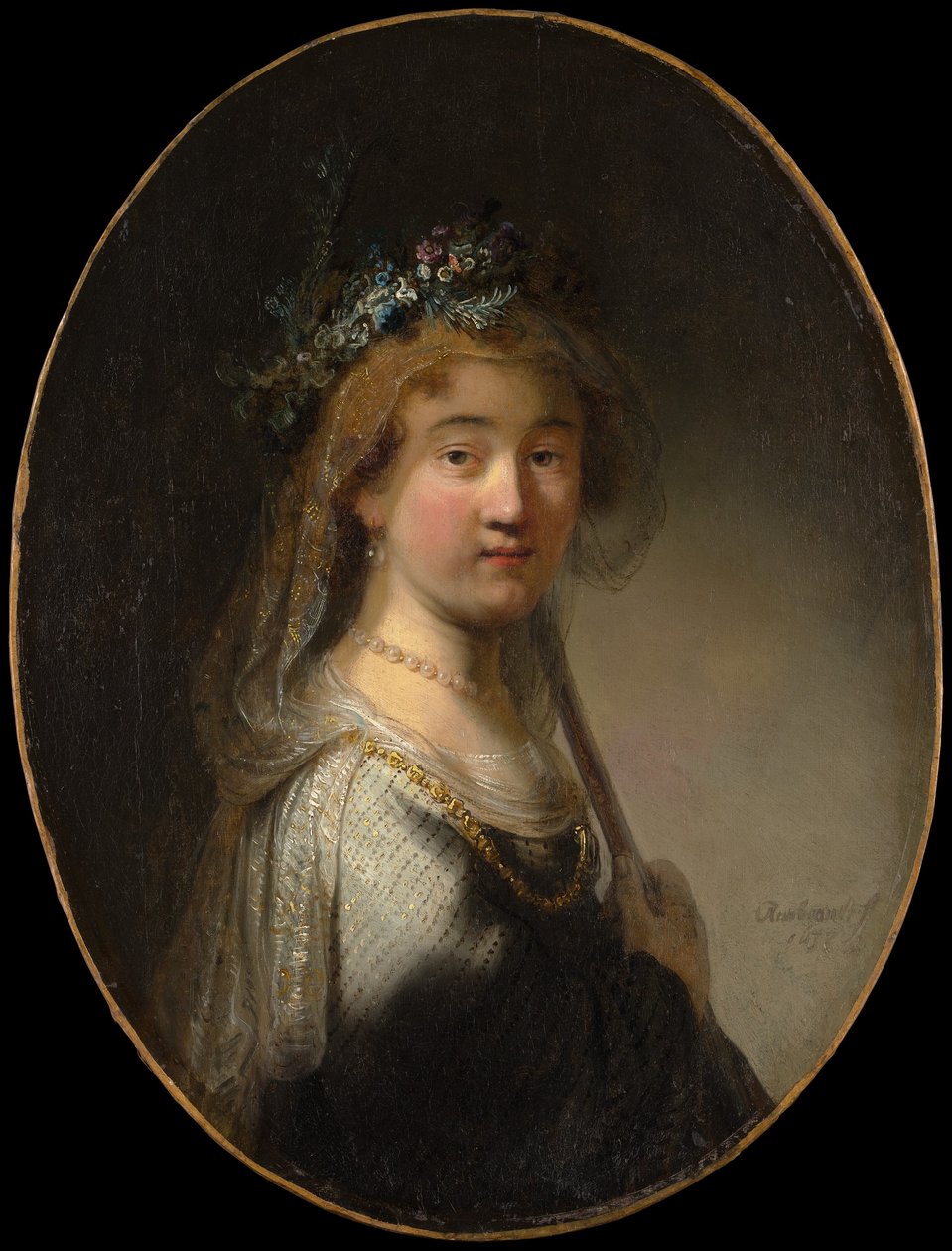 Młoda kobieta jako pasterka. autorstwa Govaert Flinck