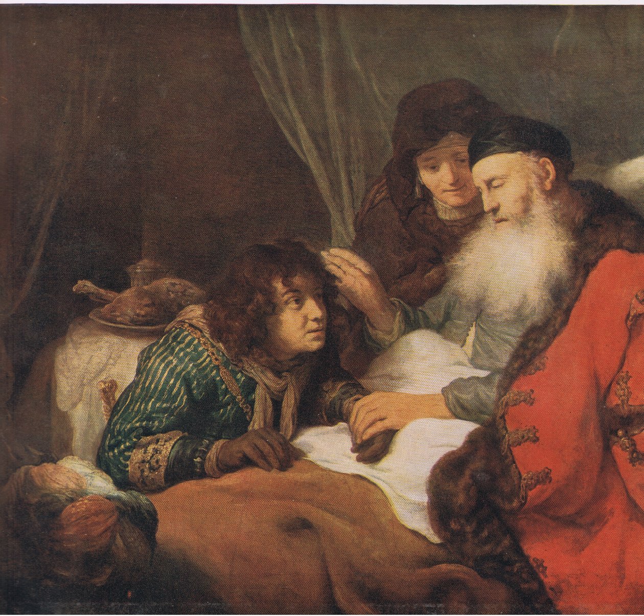 Izaak błogosławi Jakuba, Bibbys Annual, 1916-17 autorstwa Govaert Flinck